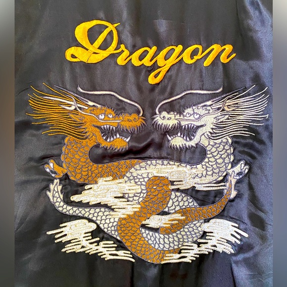 Vintage Dragon Bomber Jacket, size small - Picture 2 of 7